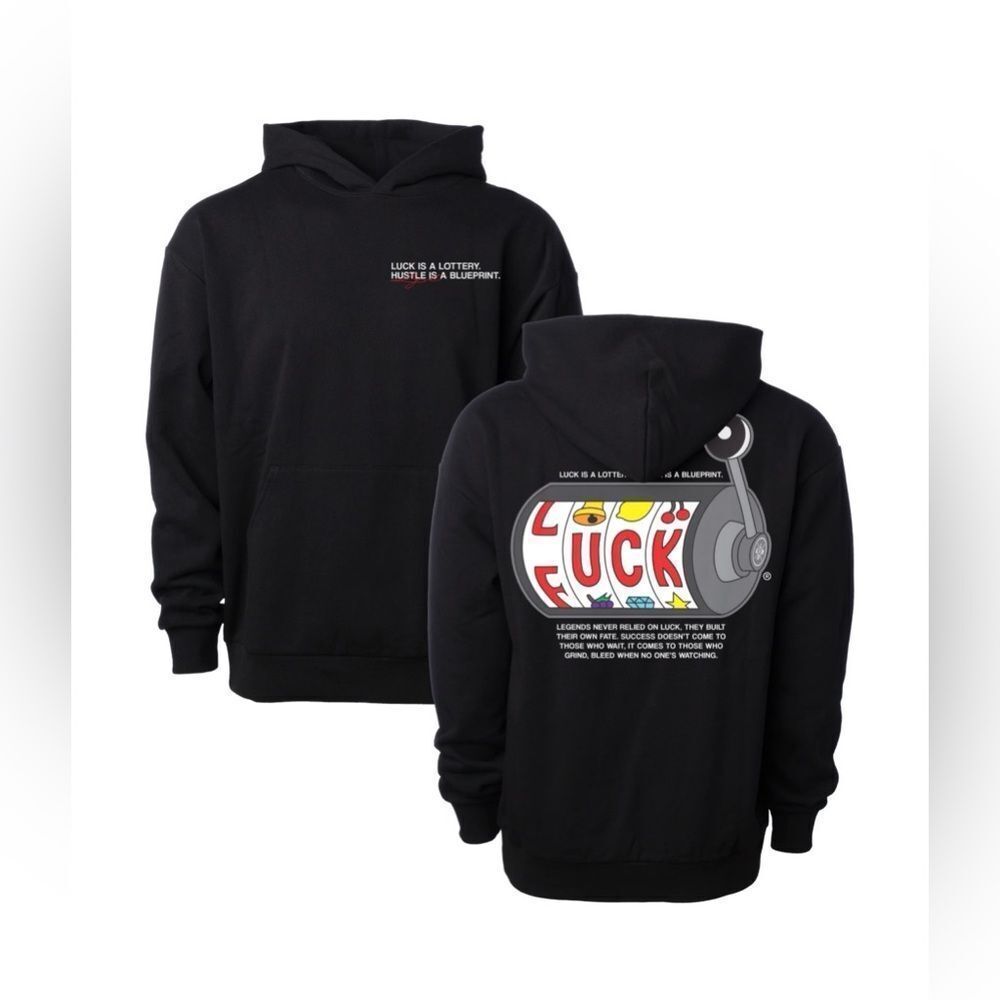 LGND Lgndary Odds Oversized Hoodie Black Various Sizes NWT